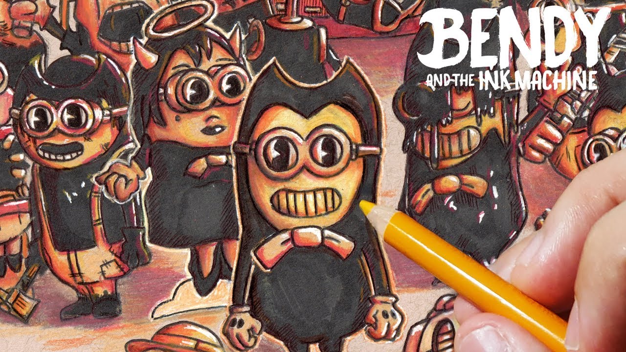 If Minions were Bendy and the Ink Machine Characters