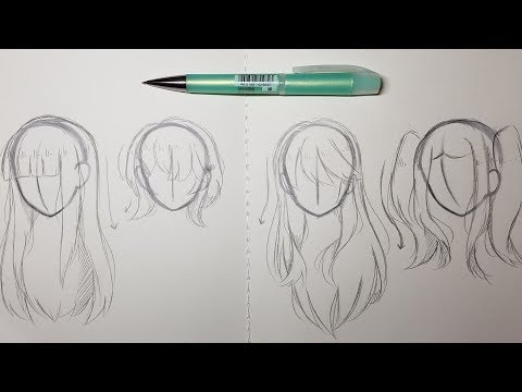 4 Ways to Draw Hair