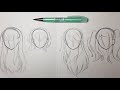 4 Ways to Draw Hair