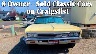 8 Owner Sold Classic Cars on Craigslist Top Picks Under $7,000!