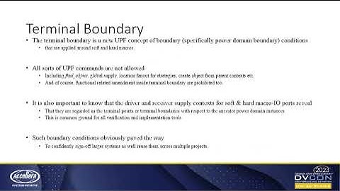 Power Models & Terminal Boundary: Get your IP Ready for Low Power