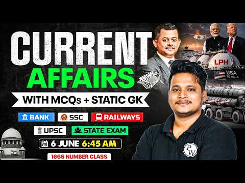 Current Affairs Today | 06 June Current Affairs 2026 | Daily Current Affairs By Raja Sir
