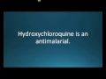 How to pronounce hydroxychloroquine (Plaquenil) (Memorizing Pharmacology Flashcard)