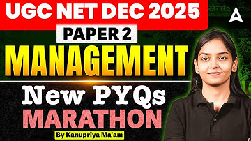 UGC NET Management Paper 2 Marathon | UGC NET Management 2025 PYQs By Kanupriya Ma