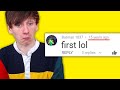 What was the first ever youtube comment on youtube?