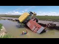 Swather goes for a dip | Water Recovery