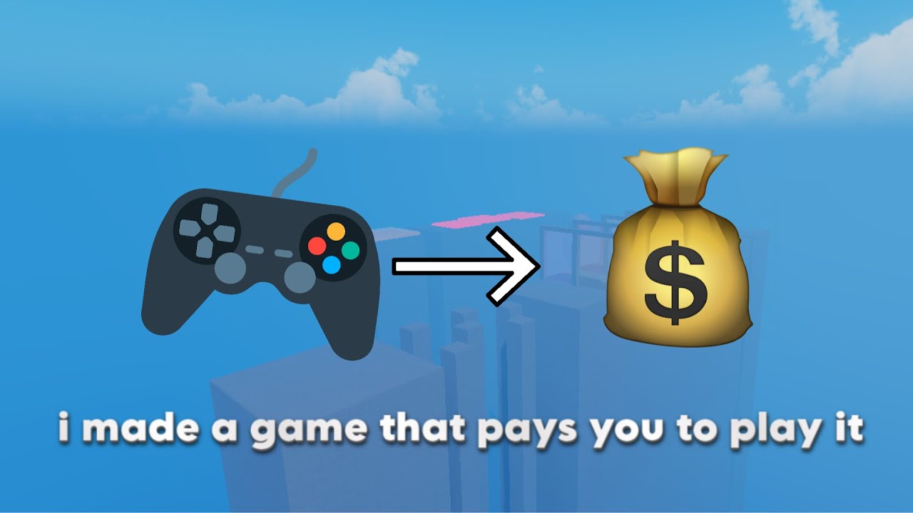 I made a game that pays you to play it! - YouTube