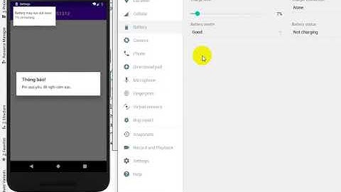 Bài 19 Broadcast Receiver