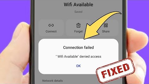 How to fix wifi Denied Access | WiFi Denied Access Problem | WiFi Denied Access | Fixed | 2024