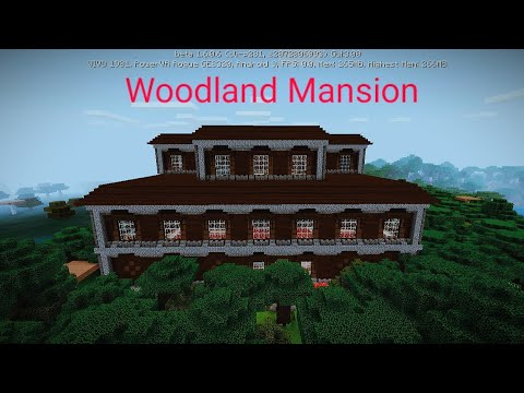 Woodland Mansion - First Minecraft Video - YouTube