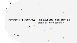 Як відбувається розрахунок рівня ризику безпеки?