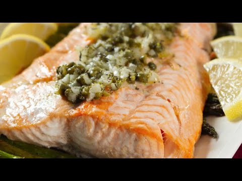 Vídeo: Salmão Com Legumes E Alcachofras