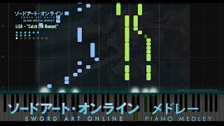 SWORD ART ONLINE PIANO MEDLEY!!! (Synthesia Tutorial)