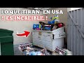 DUMPSTER DIVING 🇺🇸🇲🇽Lo que tiran en USA. MUCHAS COSAS NUEVAS EN LA BASURA