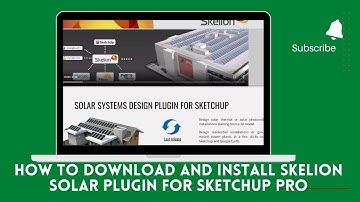 How to Download ,Install and Activate Skelion Solar Design Plugin for Sketch Pro