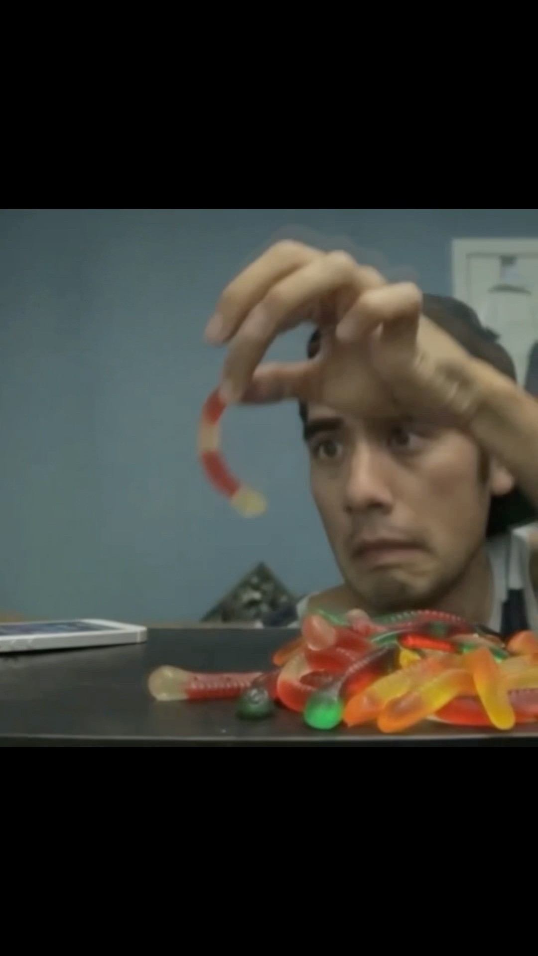 Doing the worm ?