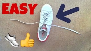 how to TIE YOUR SHOE IN 1 SECONDS (fastest way in the world)