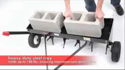 Precision Products 10 Cubic Foot Trailer Dump Cart LDT 1002GY