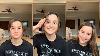 Annie LeBlanc | Instagram Live Stream | 3 March 2019