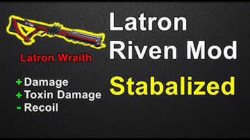 Latron Riven Mod: More Damage, Stabilized Rounds (Warframe)