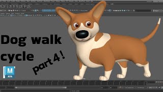 MAYA ANIMATION TUTORIAL: MAYA SOFTWARE ANIMATION TUTORIAL - DOG WALK CYCLE | DEKHO CGI