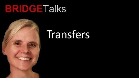 Transfer to a major over a no trump.