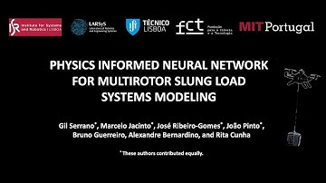 Physics-Informed Neural Network for Multirotor Slung Load Systems Modeling