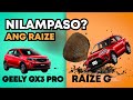 Geely  gx3 pro vs toyota raize  top 10 things to compare