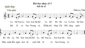 Bài đọc nhạc số 3, Âm nhạc lớp 7 - Kết nối tri thức