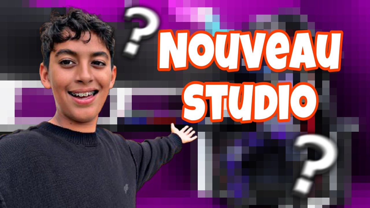 JE VOUS présente MON NOUVEAU STUDIO !!!!!????? - YouTube