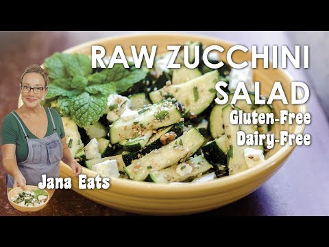 Video: How To Marinate Zucchini And Cucumbers Raw Food