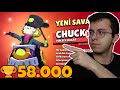 YENİ GİZEMLİ CHUCK İLE 58.000 KUPA OLDUM !! BRAWL STARS