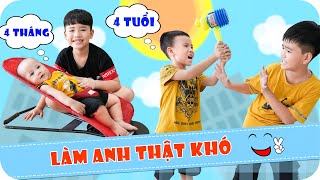 Làm Anh Thật Khó - Sự Khác Biệt Khi Có Em Nhỏ ♥ Minh Khoa TV