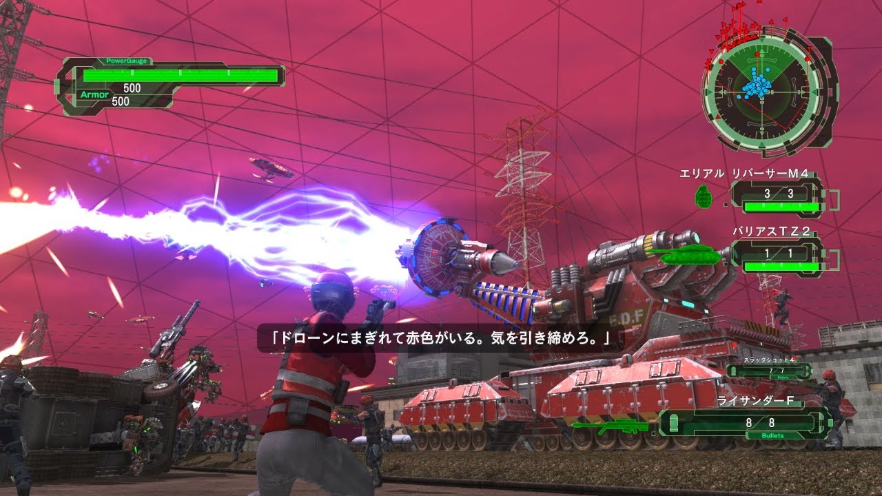 【Mod】地球防衛軍6 M27 赤色まみれな赤色機【EDF6 Steam版】