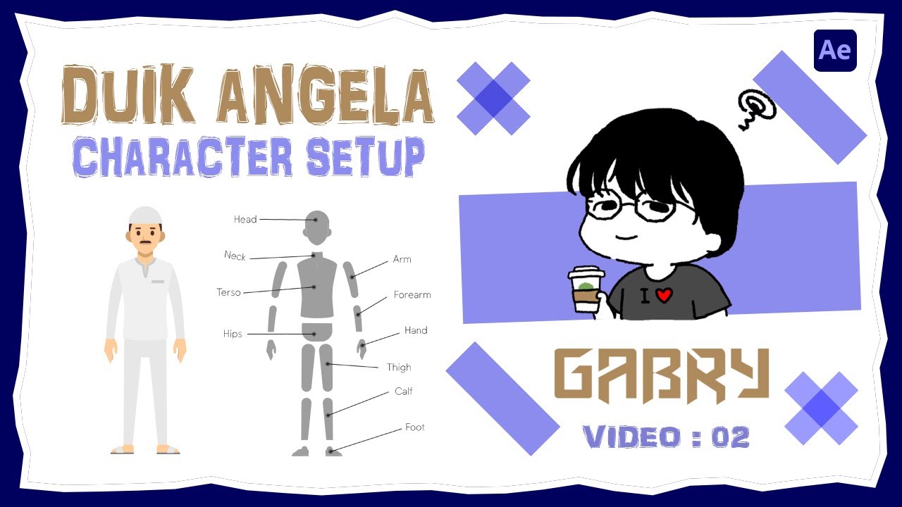 Character Setup Tutorial Character Setup in Illustrator(Beginner Guide) | تحضير الشخصية للتحريك ...