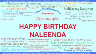 Naleenda   Languages Idiomas - Happy Birthday