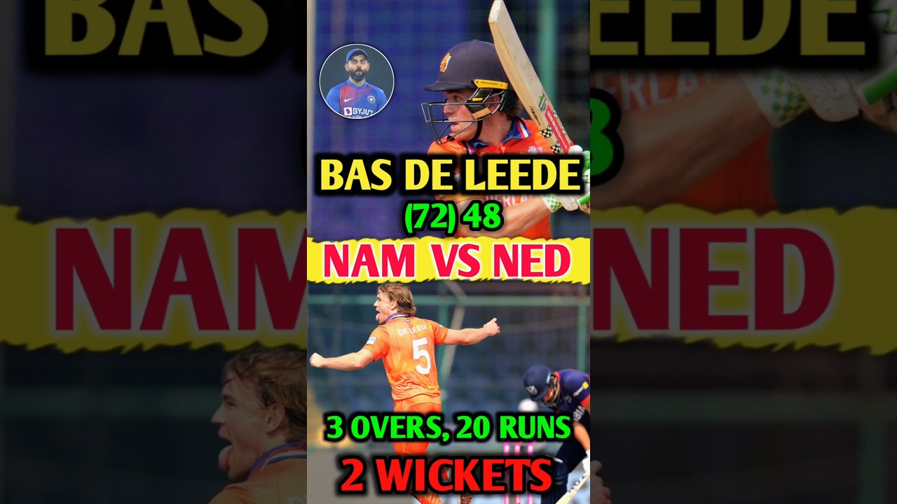 NAM vs NED: मैच के 3 सबसे बड़े मोमेंट्स! 😱 बासे डी लीडे ने पलटा पूरा मैच! 🔥