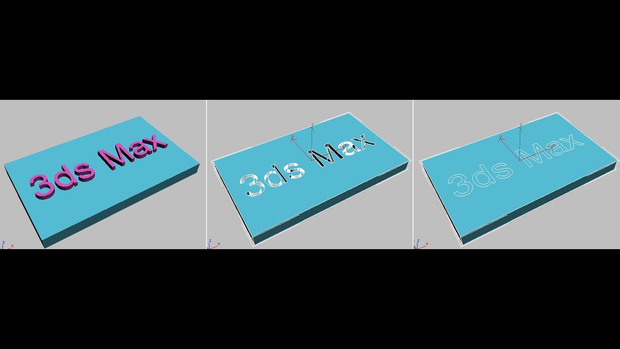 shapemerge compound object in 3ds max / 3ds max full tutorials in hindi ...