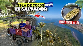 Así es la vida en la ISLA de los COCOS en El Salvador  Isla Espíritu Santo