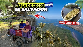 Así es la vida en la ISLA de los COCOS en El Salvador 🇸🇻🏝️ Isla Espíritu Santo 🥥