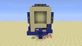 3x3 Piston Door In 60 Seconds! [Minecraft Speed Build]