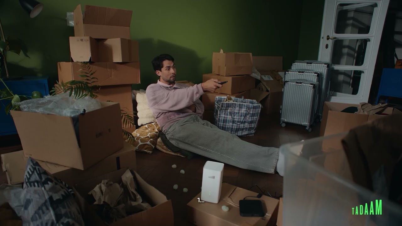 Move in and get Wi-Fi & TV tomorrow with TADAAM’s plug & play setup