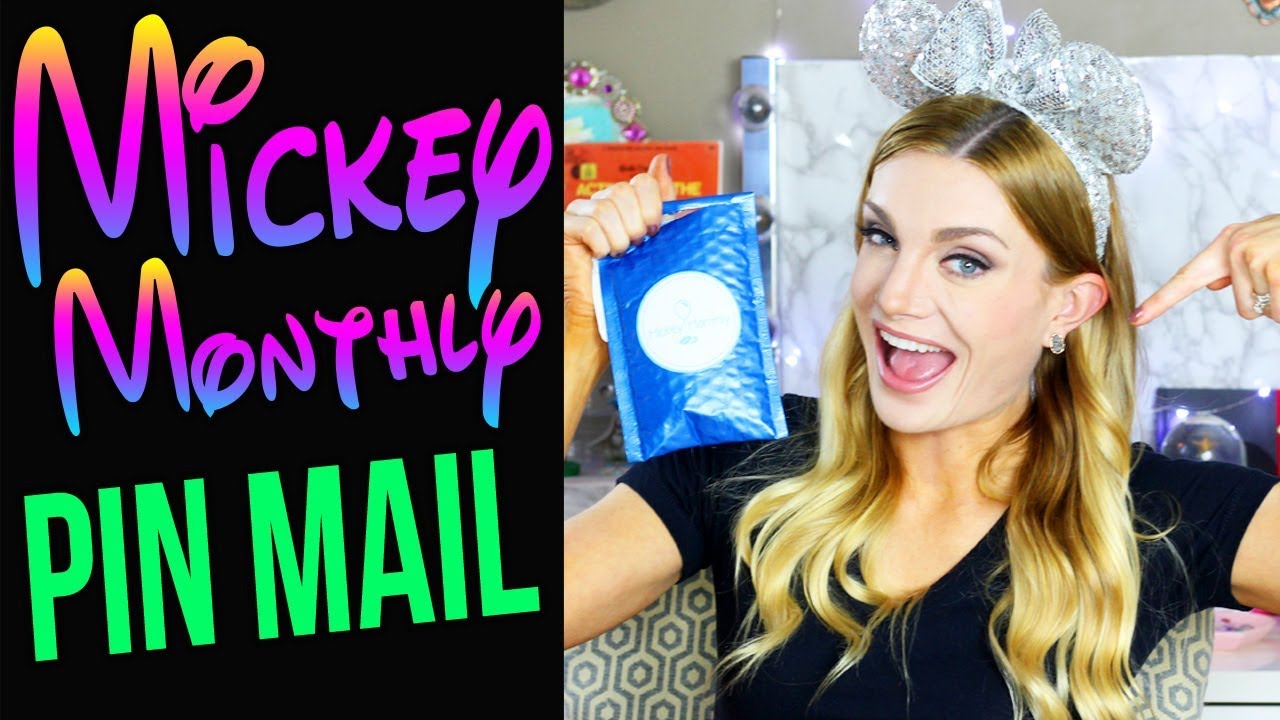 MICKEY MONTHLY PIN MAIL DISNEY SUBSCRIPTION BOX YouTube