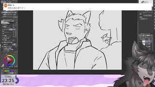 お絵描き練習配信