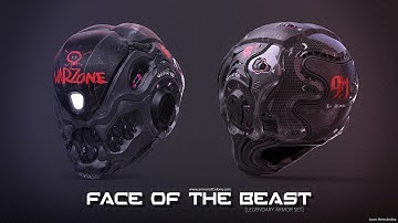 Sculpting a Sci-Fi helmet in ZBrush (Trailer)