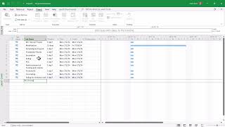 M3L3 MS Project: Creating and Managing Tasks