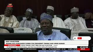 2027 POLITICS HEATS UP as APC Moves to Lock in Key Candidates