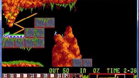 Lemmings 1 Mayham Level 6 One way or another