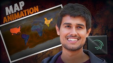 3D MAP Animation like @dhruvrathee in mobile