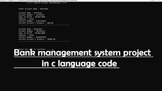 🔥Bank management system source code | bank management system use in c  | c project Bank System In C Coders Codinglife Codingninja Codemasters Codelife Coding Shortsfeed Code
